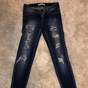 Kancan mid rise skinny jeans